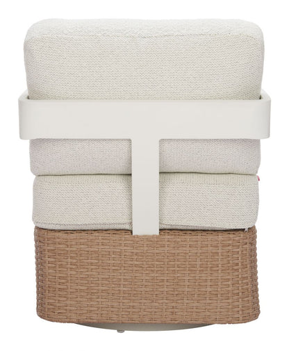 Gelo Olefin Fabric Outdoor Swivel Chair