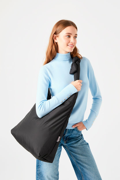 Biwa Puffy Bag Black