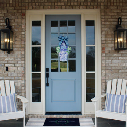 Classic Ginger Jar (Blue) Door Hanger