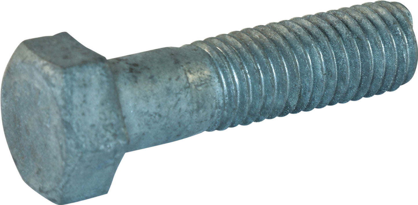 7/16-14 x 1 1/2 A307A Hex Bolt Hot Dipped Galvanized