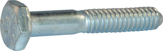 7/16-20 x 4 1/2 Grade 5 Hex Cap Screw Zinc Plated Domestic USA (175)