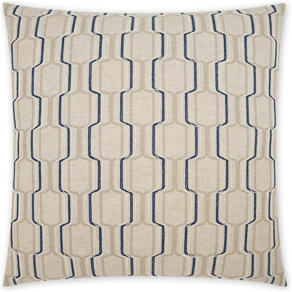 Graffon Transitional Navy Large Throw Pillow Insert