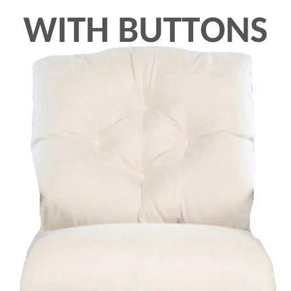 Grand Traverse Patio Glider Loveseat Sunbrella Cushions