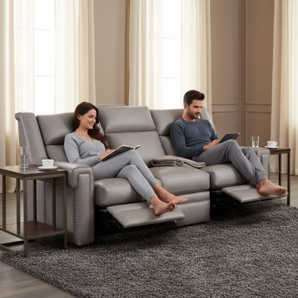 Grandaura Luxury Leather Power Motion Chair