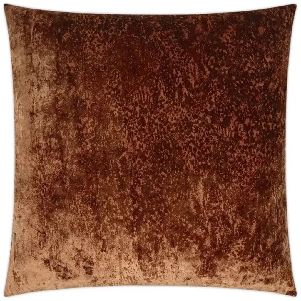 Grated Copper Coin Solid Copper Large Throw Pillow