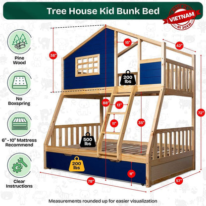 Treehouse Kid Bunk Bed