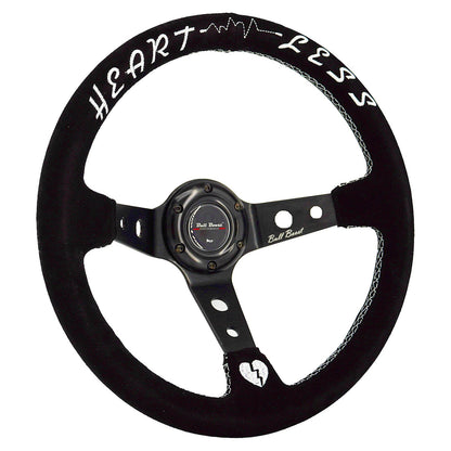 Heart 350mm Steering Wheel + Short Hub Adapter Kit For Mazda Miata RX-7 RX-8 MX-3 MX-6
