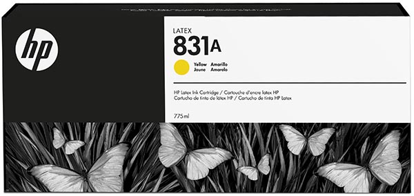 New, Pre-Owned - HP 831A Yellow 775ml Ink Cartridge, CZ685A