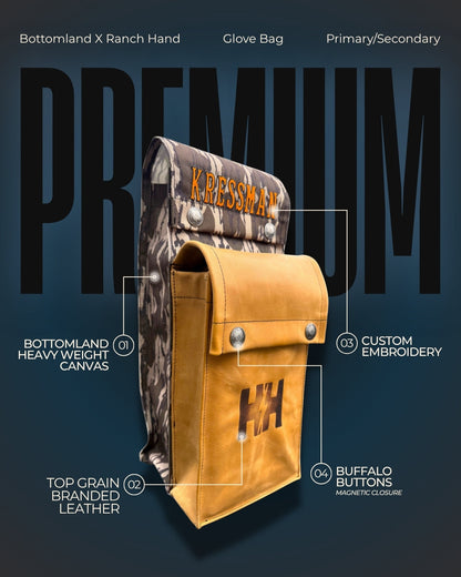Bottomland X Ranch Hand Primary/Secondary Glove Bag