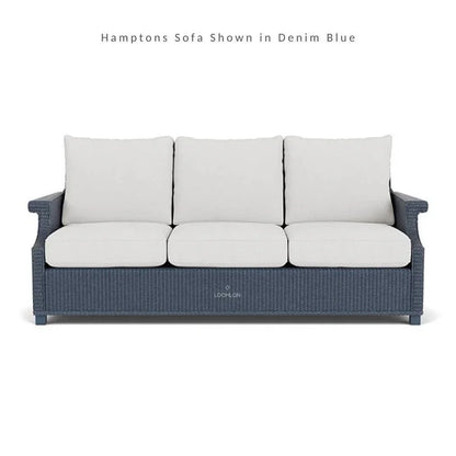 Hamptons Outdoor Wicker 6 PC Sofa Set Chairs & Tables