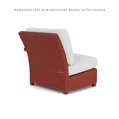 Hamptons Outdoor Wicker Corner Sectional with Table
