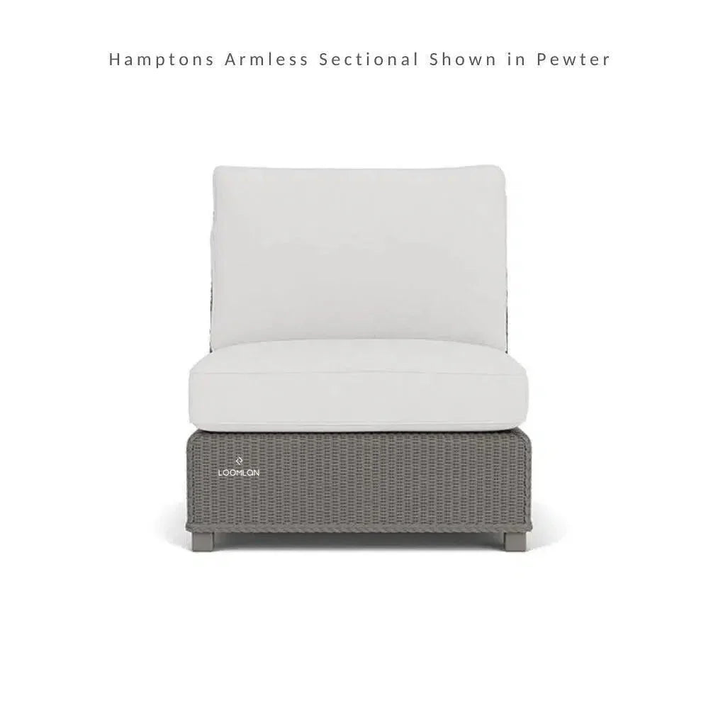 Hamptons Outdoor Wicker Corner Sectional with Table