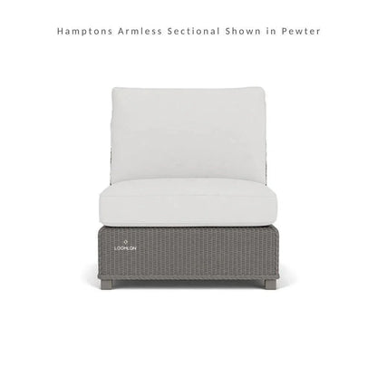 Hamptons Outdoor Wicker L-Shaped Sectional with Side Table