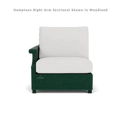 Hamptons Outdoor Wicker L-Shaped Sectional With Table