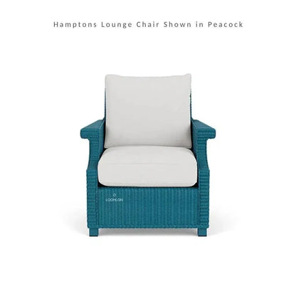 Hamptons Outdoor Wicker Lounge Chair with Side Table Set