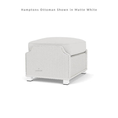 Hamptons Outdoor Wicker Lounge Chair with Side Table Set