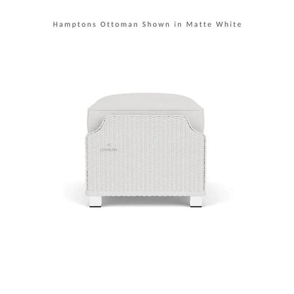 Hamptons Outdoor Wicker Lounge Chair with Side Table Set