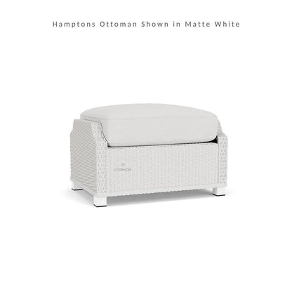 Hamptons Outdoor Wicker Lounge Chair with Side Table Set