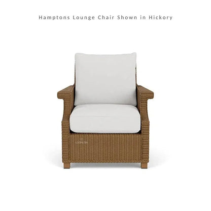Hamptons Outdoor Wicker Lounge Chair with Side Table Set