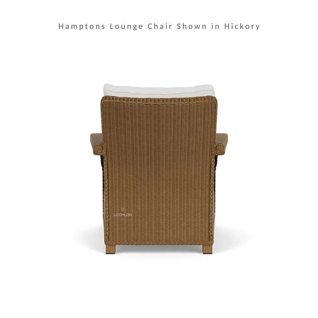 Hamptons Outdoor Wicker Lounge Chair with Side Table Set