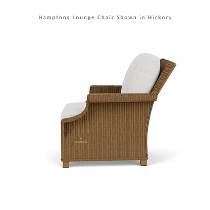 Hamptons Outdoor Wicker Lounge Chair with Side Table Set