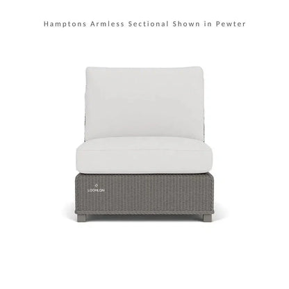 Hamptons Outdoor Wicker Sectional Sofa with Lounge Chair Set
