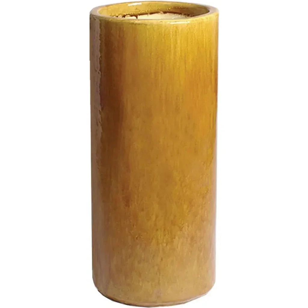 Handcrafted Tall Ceramic Outdoor Pot