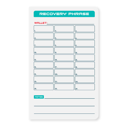 Stonebook® 5-Pack - Bulk Seed Phrase Storage Notebooks (Gifting Edition)