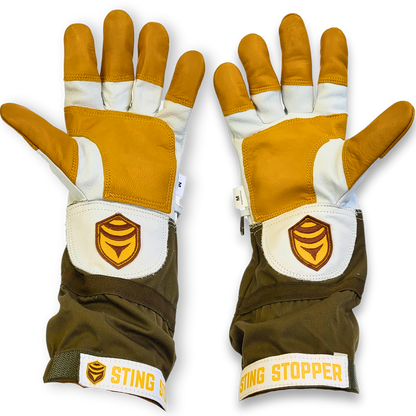 Heavy Duty Goat Skin Beekeeping Gloves