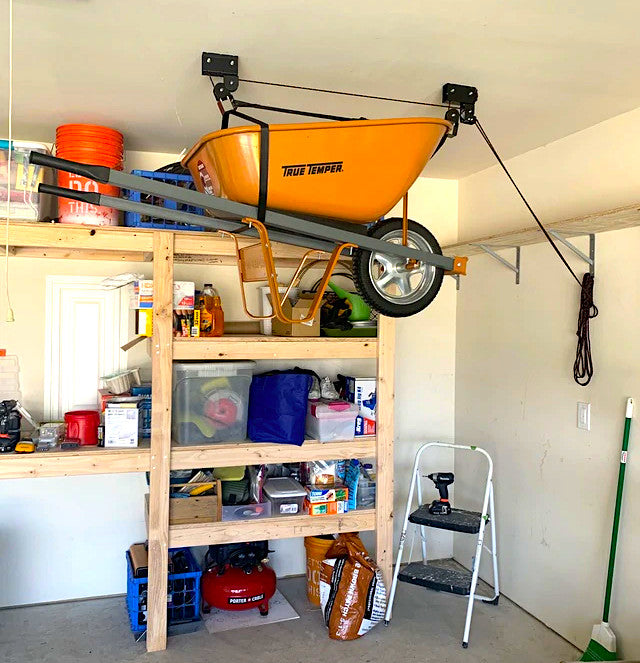 Garage Hoist | Pulley Storage System | Up to 14' Lift