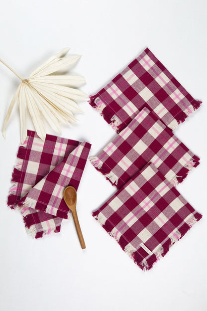 Abigail Plaid Party Napkin