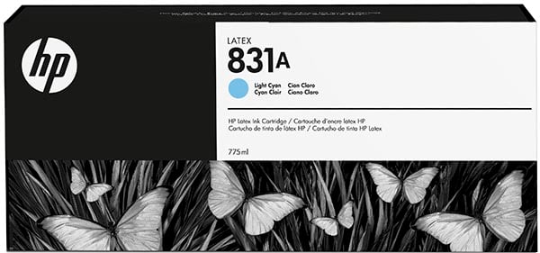 New, Pre-Owned - HP 831A Light Cyan 775ml Ink Cartridge, CZ686A