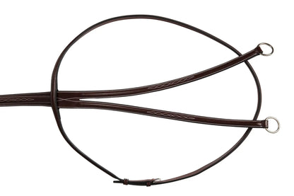 Huntley Equestrian Sedgwick Fancy Stitched Running Martingale, Full Size