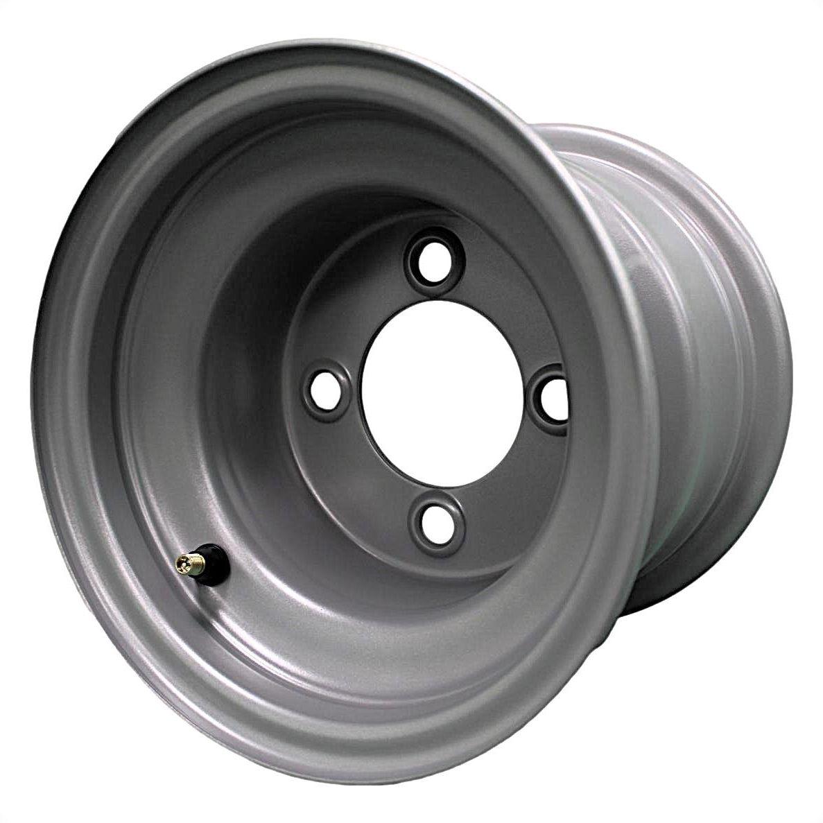 8x7  4- 15<60° ON  101.6 C.H.  72 Centered - Husqvarna Silver   (Set of 4)