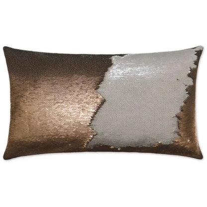 Hylee Lumbar Bronze Throw Pillow With Insert
