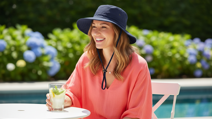 POWERCAP ICE Cooling Sun Hat – Instant Cooling Relief with Reusable Ice Packs, UPF 50 UV Sun Protection, Lightweight & Breathable for Hot Weather