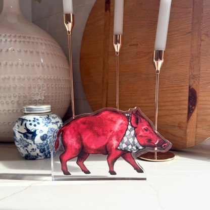 Crimson Hog Acrylic