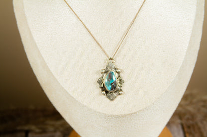 Handmade Kingman Turquoise Sterling Silver Necklace