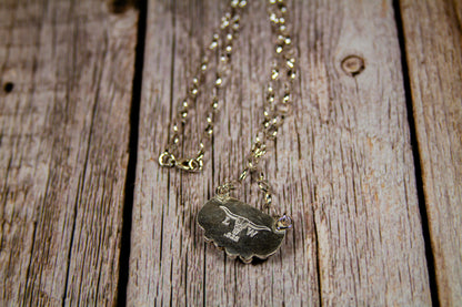 Handmade Sterling Silver Necklace Cotton Candy Dahlia