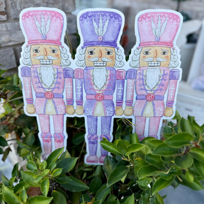 March of the Nutcrackers Garden Stake (Ships Nov 3)