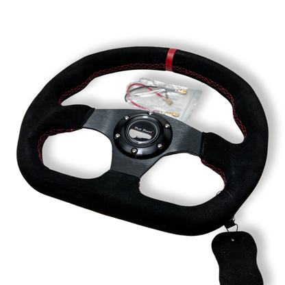 Steering Wheel + Short Hub Adapter Kit For Mustang Focus Fiesta Mazda