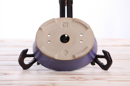 Willow Bonsai Ceramics Oval A Bonsai Pot 6 Inch – Straight‑Sided Oval Ceramic Bonsai & Succulent Planter, High‑Fired Frost‑Proof Stoneware with Drainage & Wiring Holes, Handmade in USA (Purple)