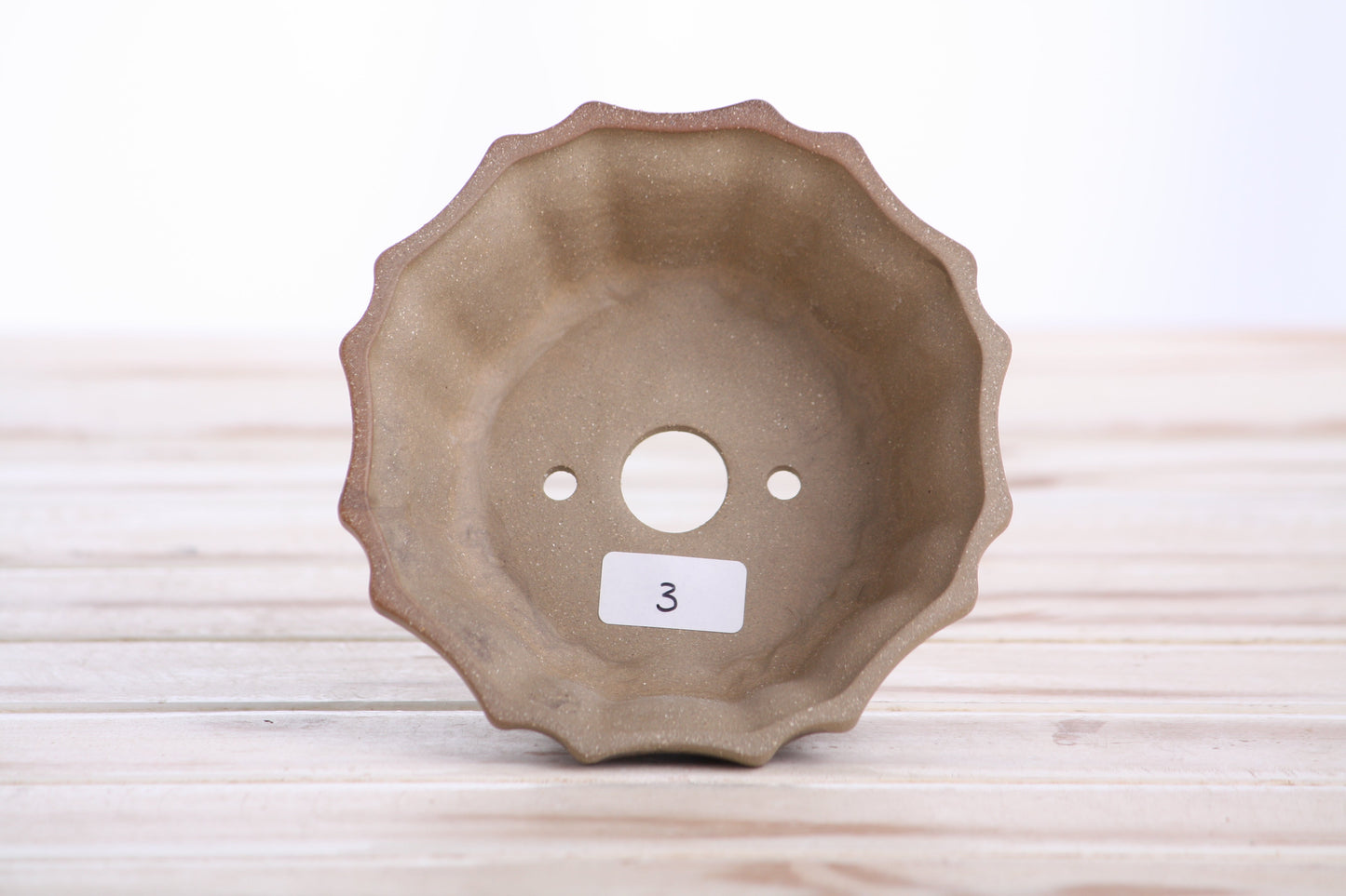 Willow Bonsai Ceramics Flower Design Bonsai Pot 4.5 Inch – Elegant Ceramic Bonsai & Succulent Planter, High‑Fired Frost‑Proof Stoneware with Drainage & Wiring Holes, Handmade in USA (Limited Edition 3)