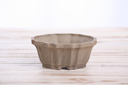 Willow Bonsai Ceramics Flower Design Bonsai Pot 4.5 Inch – Elegant Ceramic Bonsai & Succulent Planter, High‑Fired Frost‑Proof Stoneware with Drainage & Wiring Holes, Handmade in USA (Limited Edition 5)