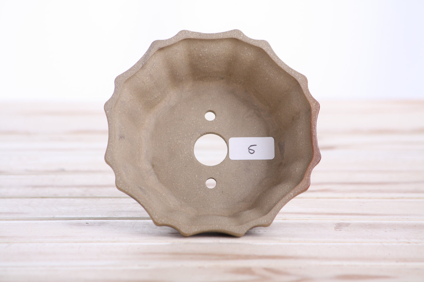 Willow Bonsai Ceramics Flower Design Bonsai Pot 4.5 Inch – Elegant Ceramic Bonsai & Succulent Planter, High‑Fired Frost‑Proof Stoneware with Drainage & Wiring Holes, Handmade in USA (Limited Edition 5)