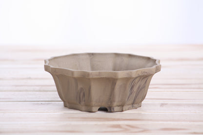 Willow Bonsai Ceramics Flower Design Bonsai Pot 5 Inch – Elegant Ceramic Bonsai & Succulent Planter, High‑Fired Frost‑Proof Stoneware with Drainage & Wiring Holes, Handmade in USA (Limited Edition 6)
