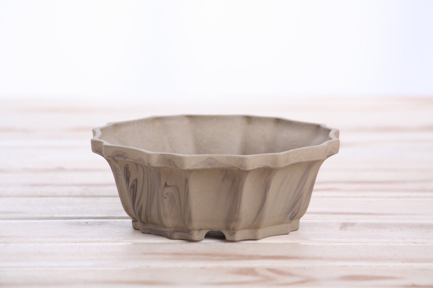 Willow Bonsai Ceramics Flower Design Bonsai Pot 5 Inch – Elegant Ceramic Bonsai & Succulent Planter, High‑Fired Frost‑Proof Stoneware with Drainage & Wiring Holes, Handmade in USA (Limited Edition 6)