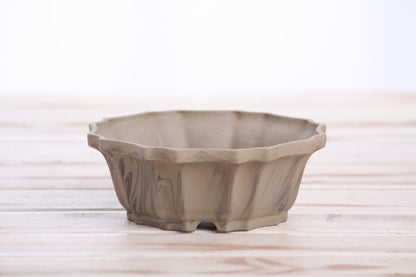 Willow Bonsai Ceramics Flower Design Bonsai Pot 5 Inch – Elegant Ceramic Bonsai & Succulent Planter, High‑Fired Frost‑Proof Stoneware with Drainage & Wiring Holes, Handmade in USA (Limited Edition 6)