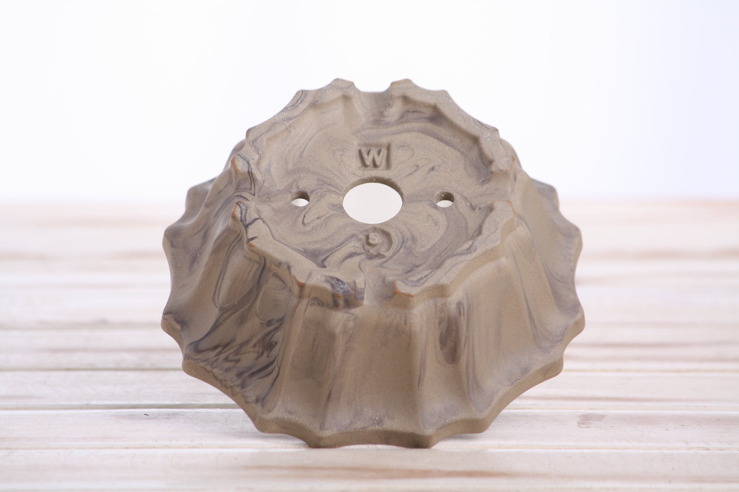 Willow Bonsai Ceramics Flower Design Bonsai Pot 5 Inch – Elegant Ceramic Bonsai & Succulent Planter, High‑Fired Frost‑Proof Stoneware with Drainage & Wiring Holes, Handmade in USA (Limited Edition 6)