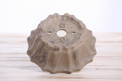 Willow Bonsai Ceramics Flower Design Bonsai Pot 5 Inch – Elegant Ceramic Bonsai & Succulent Planter, High‑Fired Frost‑Proof Stoneware with Drainage & Wiring Holes, Handmade in USA (Limited Edition 6)